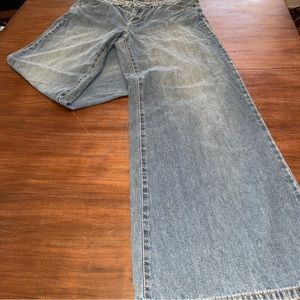 Max Women Wide Leg Jeans, size 10.